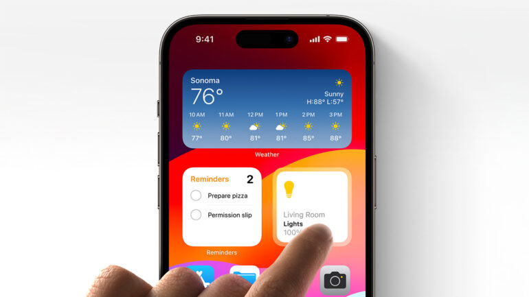 ios 17 widget interattivi