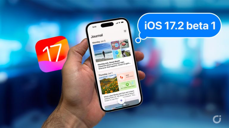 iOS 17.2 beta 1 con app journal