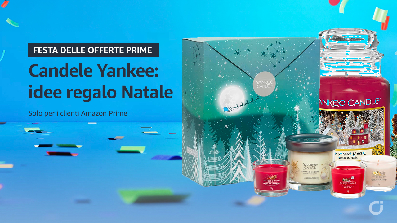 Festa delle Offerte Prime: Tutte le Candele Yankee in offerta, ottime idee  regalo per Natale