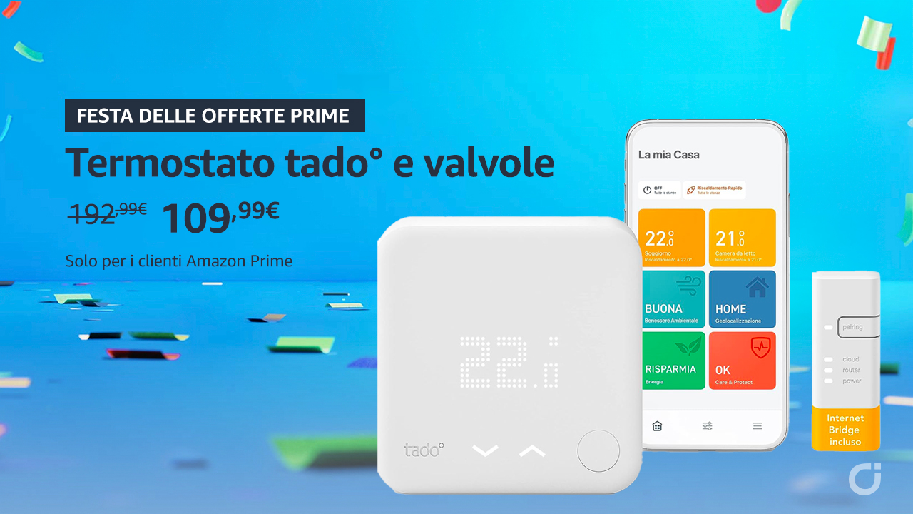 Festa delle Offerte: Ecco gli sconti di Tado° sul termostato intelligente e  le valvole