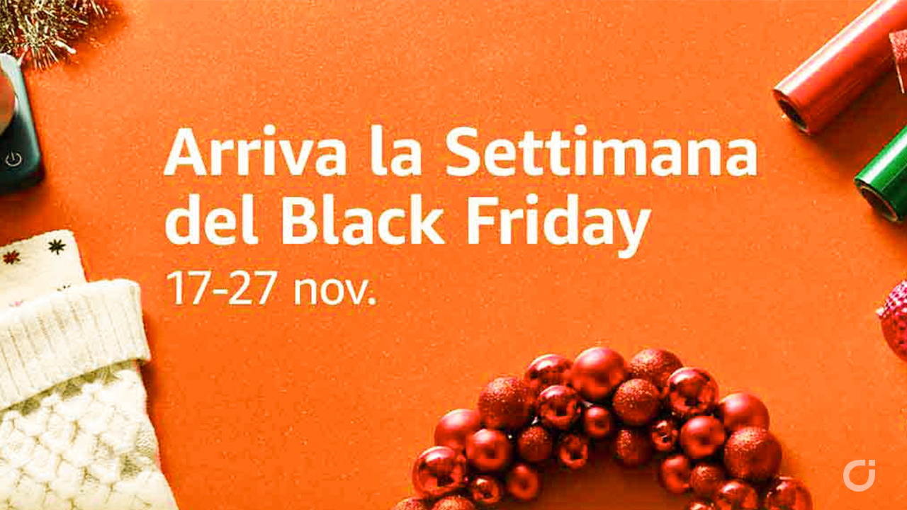 annuncia la settimana del Black Friday: offerte dal 19 al