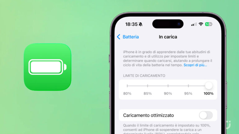ios 18 limite carica batteria
