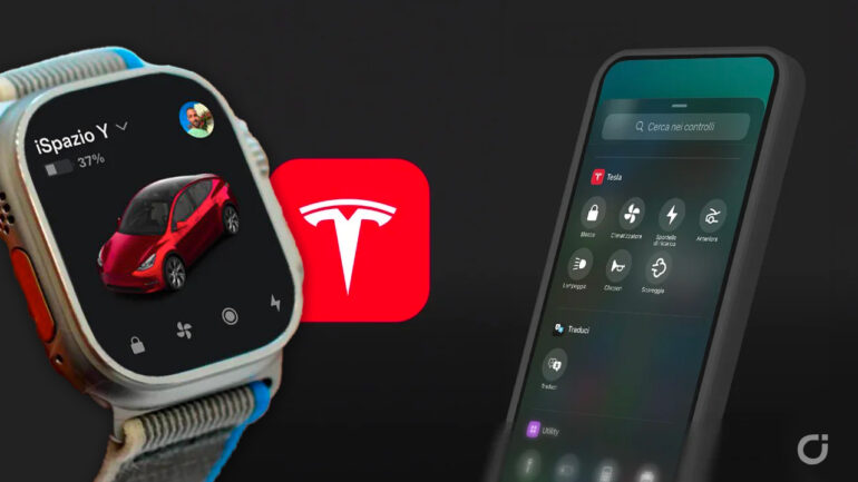 tesla apple watch