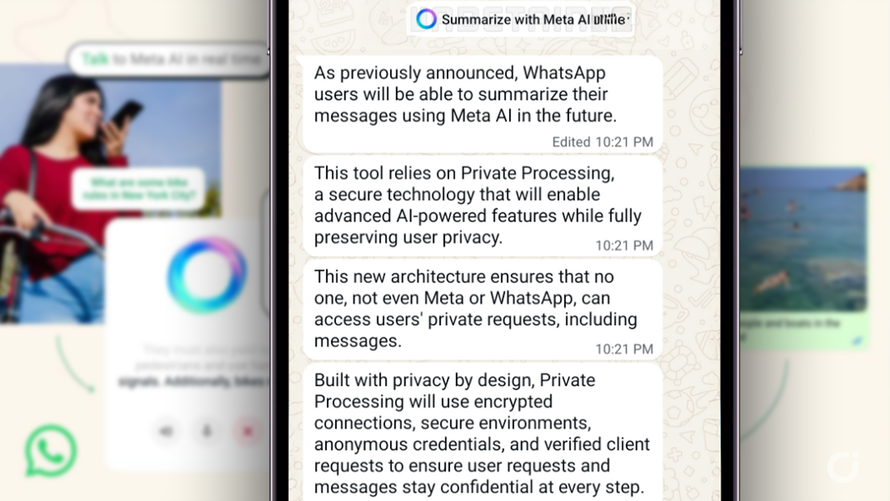 whatsapp summarize meta ai