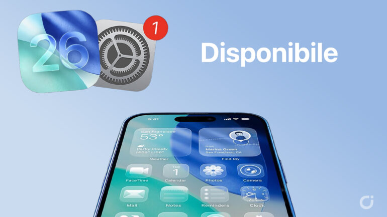 ios 26 disponibile