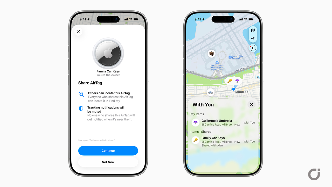 condivisione AirTag compagnie aeree