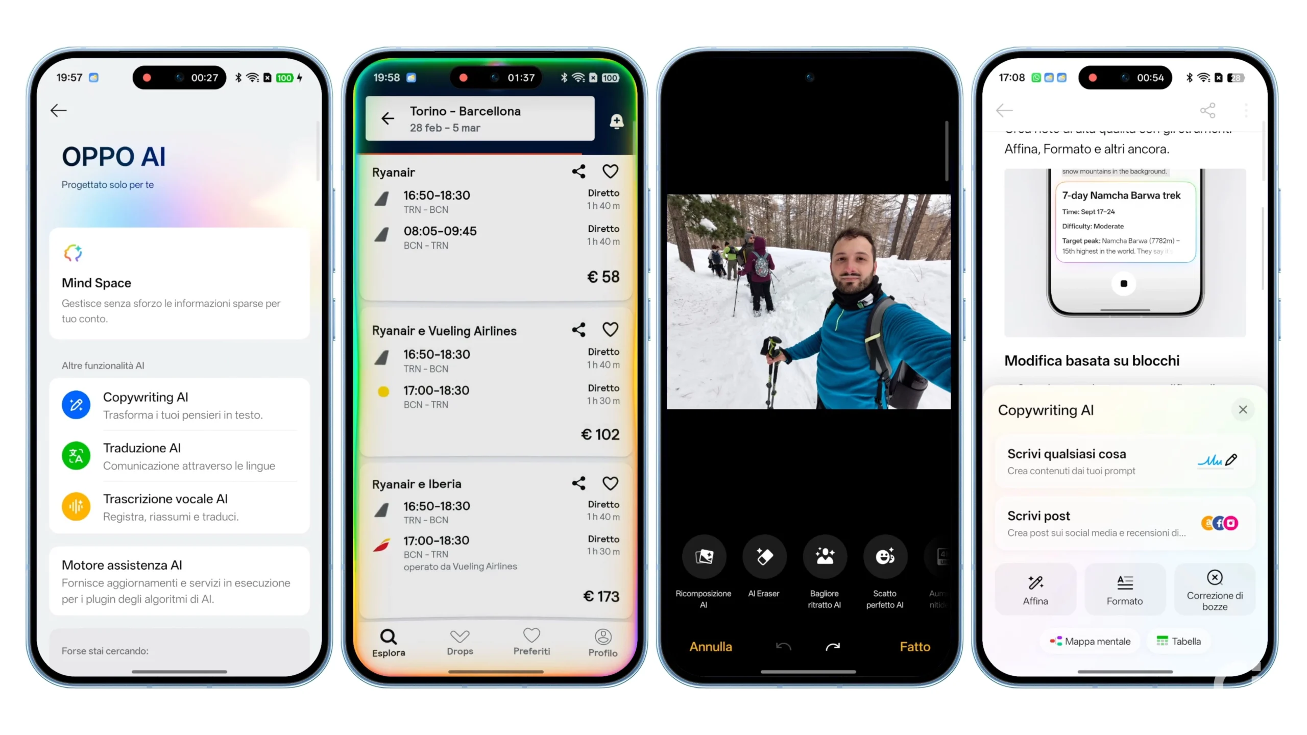OPPO Reno 15 pro strumenti AI