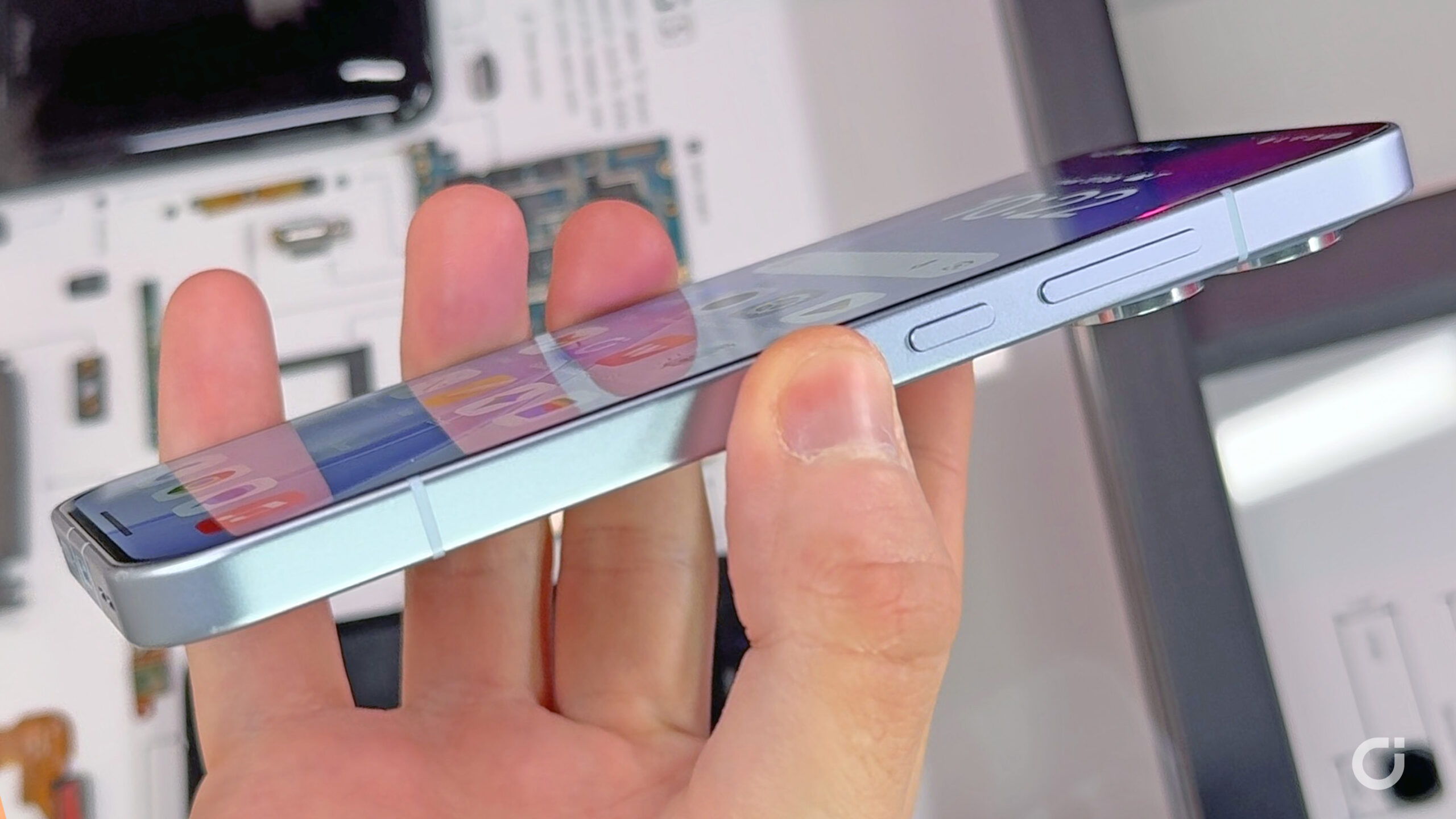 Frame laterale in alluminio anodizzato